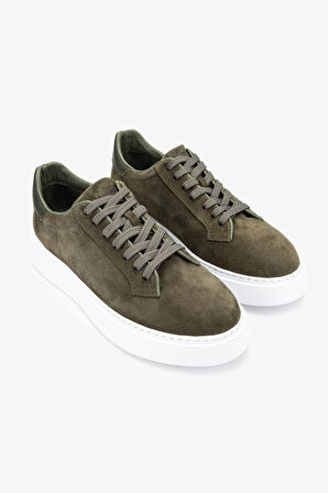 Valmenti Lorenza Erkek Yeşil Süet Hakiki Deri Sneakers & Spor Ayakkabı 04 2905 ERK AYK Y24