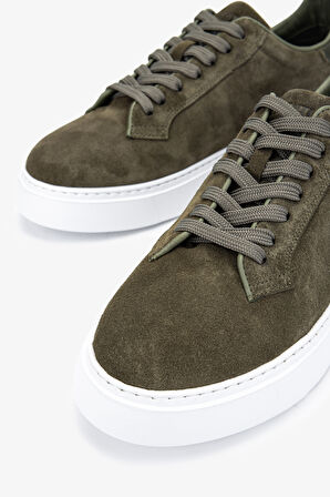 Valmenti Lorenza Erkek Yeşil Süet Hakiki Deri Sneakers & Spor Ayakkabı 04 2905 ERK AYK Y24