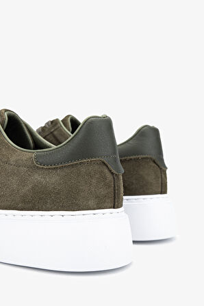Valmenti Lorenza Erkek Yeşil Süet Hakiki Deri Sneakers & Spor Ayakkabı 04 2905 ERK AYK Y24