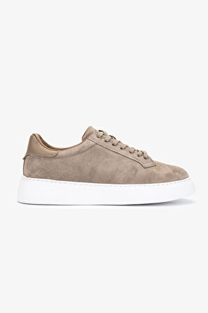 Valmenti Lorenza Erkek Bej Süet Hakiki Deri Sneakers & Spor Ayakkabı 04 2905 ERK AYK Y24