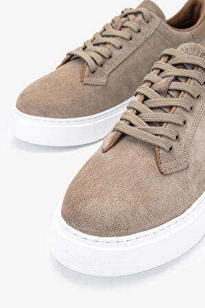 Valmenti Lorenza Erkek Bej Süet Hakiki Deri Sneakers & Spor Ayakkabı 04 2905 ERK AYK Y24