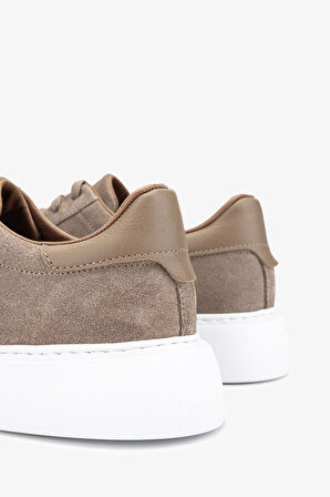 Valmenti Lorenza Erkek Bej Süet Hakiki Deri Sneakers & Spor Ayakkabı 04 2905 ERK AYK Y24