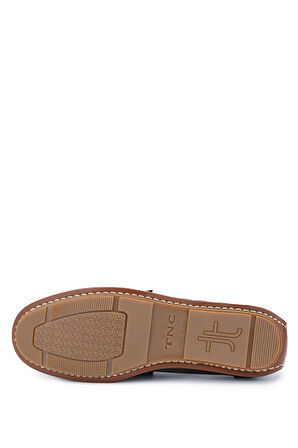 Tamer Tanca Erkek Hakiki Deri Kahverengi Loafer Ayakkabı 537 3429 ERK AYK Y24 KAHVE FLTR