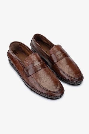 Valmenti Castor Erkek Taba Gyk Hakiki Deri Loafer Ayakkabı 477 68611 ERK AYK Y24
