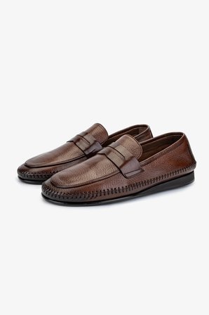 Valmenti Castor Erkek Taba Gyk Hakiki Deri Loafer Ayakkabı 477 68611 ERK AYK Y24
