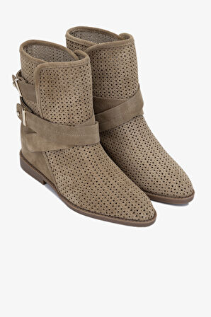 Valmenti Arden Kadın Yeşil Süet Hakiki Deri Casual Bot 312 8042 BN BOT Y24