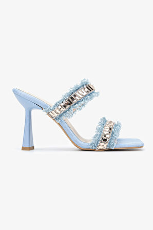 Valmenti Azuro Kadın Açık Jean Hakiki Deri Terlik 891 09 BN TRLK Y24