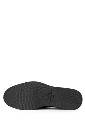 Tamer Tanca Erkek Hakiki Deri Siyah Kroko Loafer Ayakkabı 183 30351 ERK AYK Y24 SIYAH KROKO