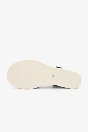 Valmenti Ottonya Kadın Siyah Hakiki Deri Sandalet 51 999-6 BN SNDLT Y24