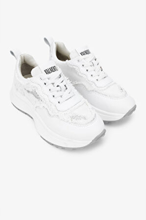 Valmenti Lovita Kadın Beyaz Hakiki Deri Sneakers & Spor Ayakkabı 1011 6360 BN AYK Y24