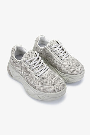Valmenti Kadın Vegan Gri Sneakers & Spor Ayakkabı 921 K25-0017 BN AYK Y24 GRI