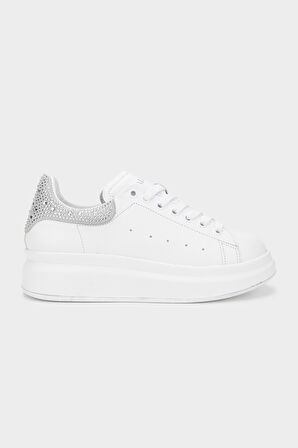 Valmenti Eric Kadın Beyaz Hakiki Deri Sneakers & Spor Ayakkabı 1028 165-S3 BN AYK Y24