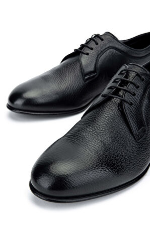 Franceschetti Erkek Hakiki Deri Siyah Klasik Ayakkabı 981 7094001 ERK AYK Y24 NERO