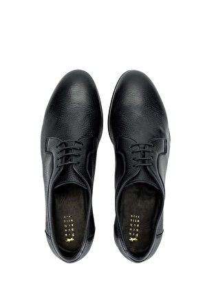 Franceschetti Erkek Hakiki Deri Siyah Klasik Ayakkabı 981 7094001 ERK AYK Y24 NERO