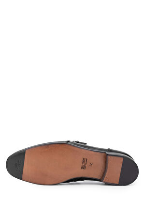 Franceschetti Erkek Hakiki Deri Siyah Klasik Ayakkabı 981 0801039 ERK AYK Y24 NERO