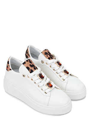 Tamer Tanca Kadın Vegan Beyaz Sneakers & Spor Ayakkabı 1009 1590 BN AYK Y24 BEYAZ