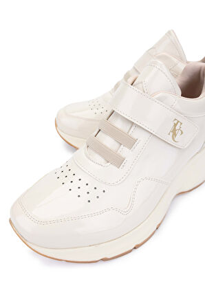 Tamer Tanca Kadın Hakiki Deri Bej Rugan Sneakers & Spor Ayakkabı 936 62176 BN AYK Y24 BEJ RGN