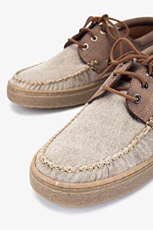 Valmenti AegisErkek Lodo / Vison Deri & Tekstil Casual Ayakkabı 1035 R-08 ERK AYK Y24