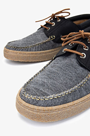Valmenti AegisErkek Siyah Deri & Tekstil Casual Ayakkabı 1035 R-08 ERK AYK Y24