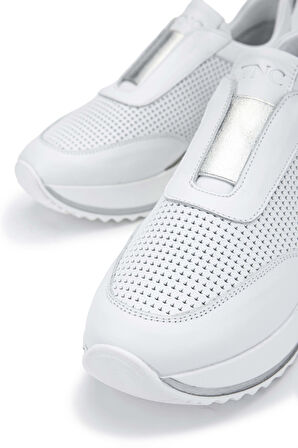 Tamer Tanca Kadın Hakiki Deri Beyaz Sneakers & Spor Ayakkabı 231 445Y BN AYK Y24 BEYAZ DR