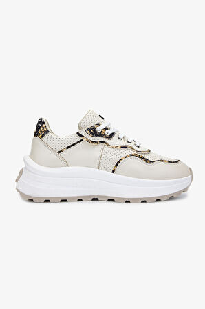 Valmenti Adamy Kadın Bej Hakiki Deri Sneakers & Spor Ayakkabı 453 5264 BN AYK Y24