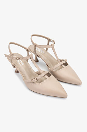 Valmenti Neromi Kadın Bej Hakiki Deri Sandalet 932 2121 BN SNDLT Y24