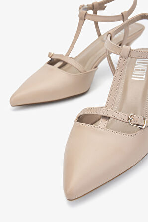 Valmenti Neromi Kadın Bej Hakiki Deri Sandalet 932 2121 BN SNDLT Y24