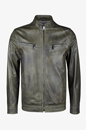 Valmenti Erkek Olive Hakiki Deri Deri Mont 571 SMR 767  ERK DR MONT SK23/24