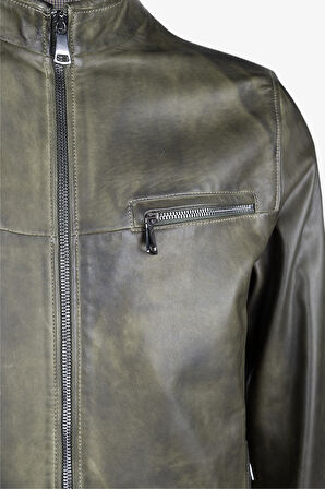 Valmenti Erkek Olive Hakiki Deri Deri Mont 571 SMR 767  ERK DR MONT SK23/24