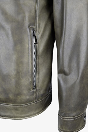 Valmenti Erkek Olive Hakiki Deri Deri Mont 571 SMR 767  ERK DR MONT SK23/24