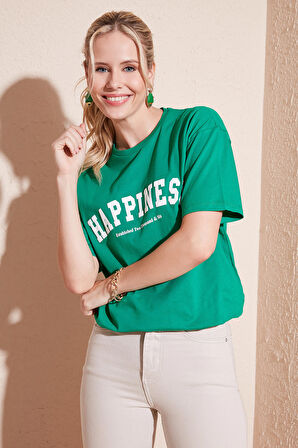 Lela Bayan T Shirt 541HAPPINESS