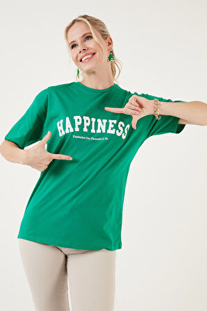 Lela Bayan T Shirt 541HAPPINESS