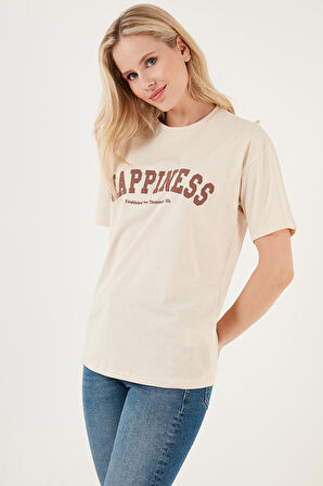 Lela Bayan T Shirt 541HAPPINESS