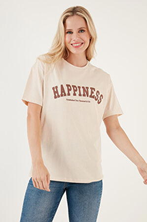 Lela Bayan T Shirt 541HAPPINESS