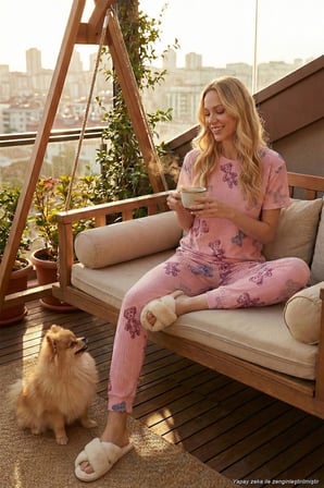 Lela Kadın Pijama Takımı 65740104