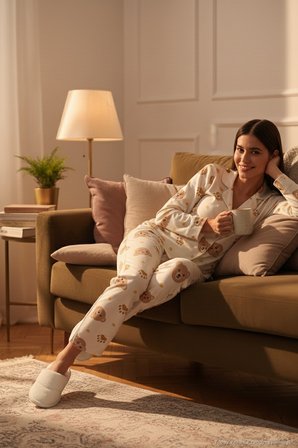 Lela Kadın Pijama Takımı 611PT288Y