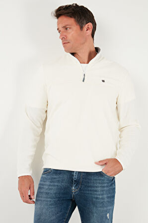 Buratti Slim Fit Anti-Pilling Tüylenme Yapmayan Bato Yaka Kışlık Şardonlu Polar Erkek POLAR 5906001