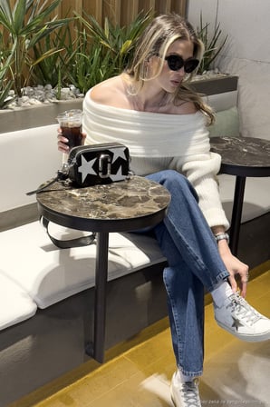 Lela Overisze Fit Madonna Yaka Triko Kazak Kadın KAZAK 4615216