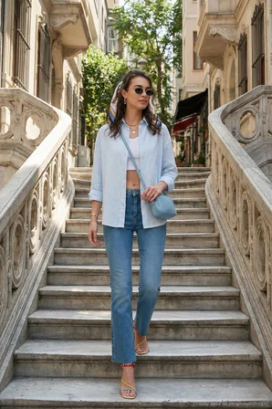 Lela Kadın Gömlek CF25S168305