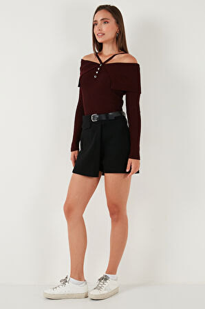 Lela Kadın Şort Etek 611SR0037