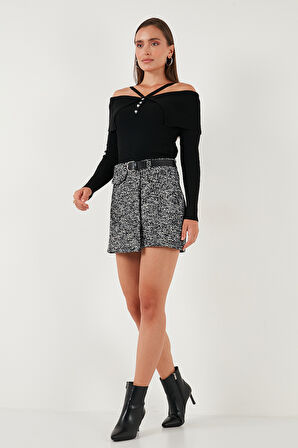 Lela Kadın Şort Etek 611SR0083