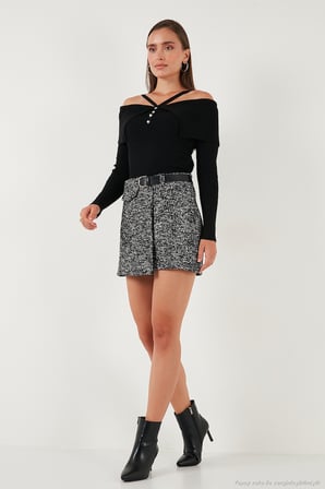 Lela Kadın Şort Etek 611SR0083