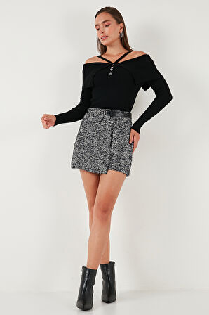 Lela Bayan Şort Etek 611SR0083