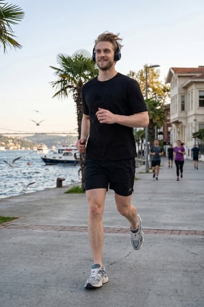 Buratti Pamuklu Regular Fit Baskılı Bisiklet Yaka T Shirt Erkek T SHİRT 5904061 SİYAH