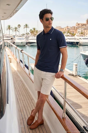 Buratti Pamuklu Regular Fit Düğmeli Polo T Shirt Erkek POLO T SHİRT 5904066 LACİVERT