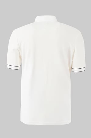 Buratti Pamuklu Regular Fit Yarım Fermuarlı Polo T Shirt Erkek POLO YAKA T SHİRT 5904073 BEYAZ