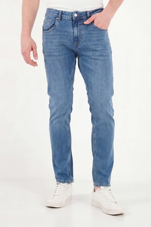 Buratti Pamuklu Normal Kalıp Jeans Erkek KOT PANTOLON 2203C50PARMA MAVİ
