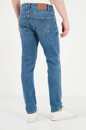 Buratti Pamuklu Normal Kalıp Jeans Erkek KOT PANTOLON 2203C50PARMA MAVİ