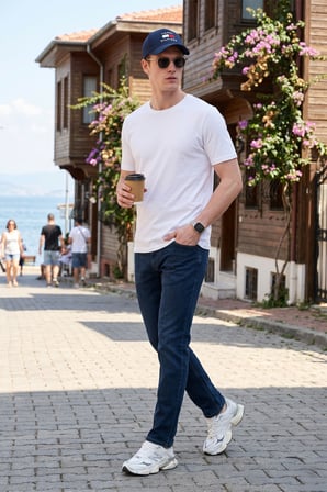 Buratti Pamuklu Comfort Fit Normal Bel Jeans Erkek KOT PANTOLON 4400C51TEXAS LACİVERT