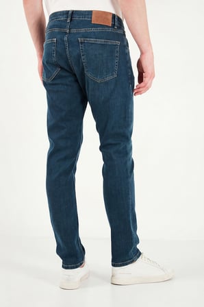 Buratti Pamuklu Normal Kalıp Normal Bel Jeans Erkek KOT PANTOLON 2203C55PARMA YEŞİL-MAVİ